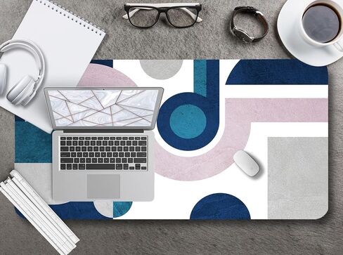 Large Mouse Pad Gaming Desk Mat Extended Mouse pad Non-Slip Base Stitched Edges Keyboard Pad, for Laptop, Computer, Office, Desk mat, mouse pads,Mouse and PC-31.5 x 15.7 inches (Mathematic) in Saudi Arabia