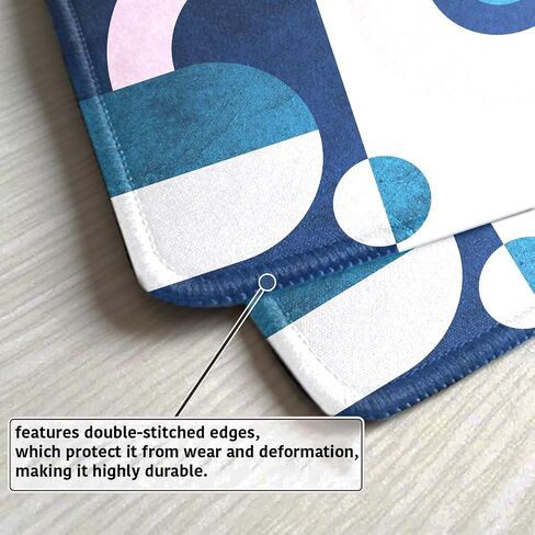 Large Mouse Pad Gaming Desk Mat Extended Mouse pad Non-Slip Base Stitched Edges Keyboard Pad, for Laptop, Computer, Office, Desk mat, mouse pads,Mouse and PC-31.5 x 15.7 inches (Mathematic) in Saudi Arabia