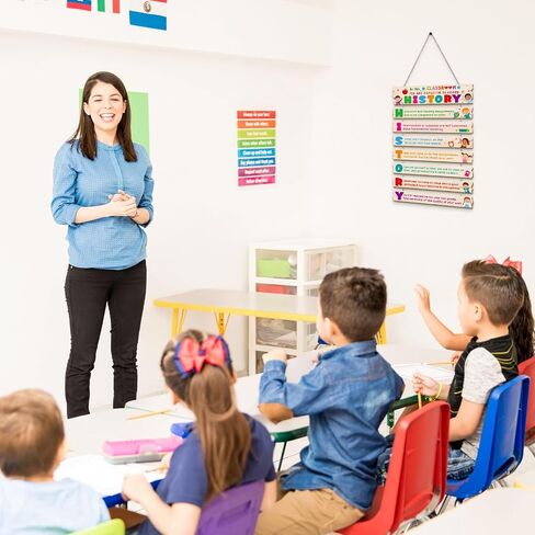 التاريخ ديكورات الفصول الدراسية، علامات التاريخ، قواعد الفصل، ملهمة تعليمية، جدار الفن، الأدب، الدراسات الاجتماعية، ديكورات الفصول الدراسية، ملصقات تاريخية معلقة كهدية للمعلمين in Saudi Arabia