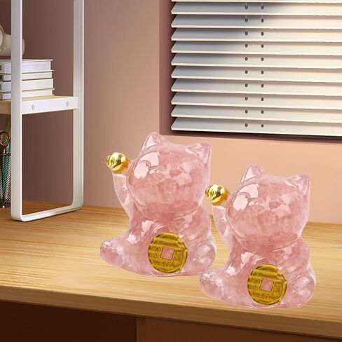Natural Amethyst Cat Crystal Statue,Hand Carved Purple Cat Crystal Statue for Healing,Office, Home Decor for Cat Lovers in Saudi Arabia