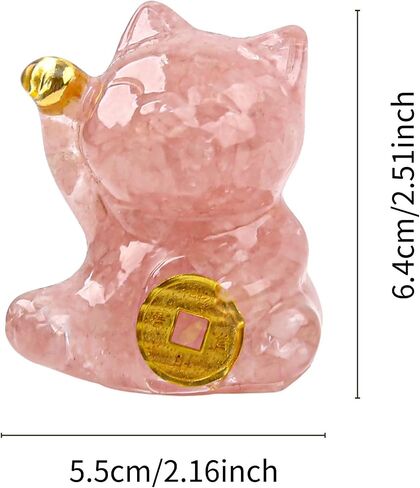 Natural Amethyst Cat Crystal Statue,Hand Carved Purple Cat Crystal Statue for Healing,Office, Home Decor for Cat Lovers in Saudi Arabia