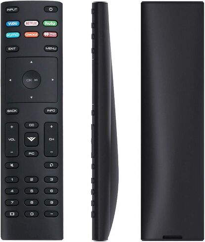 XRT136 Remote Control for Vizio TV Remote Replacement w Vudu Hulu iheart Netflix Xumo key Model D24f-F1 D32f-F1 D43f-F1 D50f-F1 P75-E1 D24fF1 D32fF1 D43fF1 D50fF1 P75E1 M65-E0 M70-E3 M75-E1 P55-E1 in Saudi Arabia