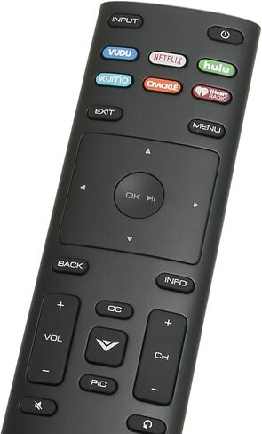 XRT136 Remote Control for Vizio TV Remote Replacement w Vudu Hulu iheart Netflix Xumo key Model D24f-F1 D32f-F1 D43f-F1 D50f-F1 P75-E1 D24fF1 D32fF1 D43fF1 D50fF1 P75E1 M65-E0 M70-E3 M75-E1 P55-E1 in Saudi Arabia