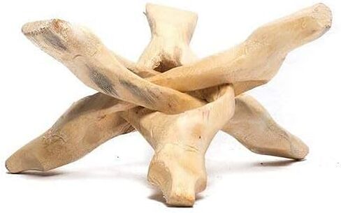 4" Natural Wooden Tripod 3 Legs Hand Carved Cobra Stand Perfect for Crystal Balls, Abalone Shells, Reiki, Wicca & Earthy Décor Display in Saudi Arabia