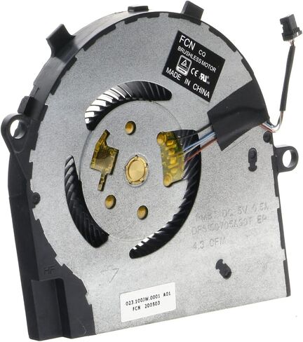 مروحة تبريد وحدة المعالجة المركزية البديلة لـ Dell Inspiron 14 5401 5402 5405 5408 Vostro 14 5402 0R6YTH R6YTH 023.100JW.001 PB6707S05HN2 DC5V in Saudi Arabia