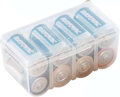Dial Industries Battery Organizer Case 12 AAA, 12 AA, 6 C, 4 D with Tester in Saudi Arabia
