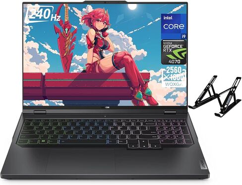 Lenovo 2024 Newest Legion Pro 5i Gaming Laptop, 16" 240Hz WQXGA Display, Intel 24-Core i9-13900HX, GeForce RTX 4070, 16GB DDR5, 1TB SSD, Wi-Fi 6E, Backlit Keyboard, Windows 11 Pro, with Laptop Stand in Saudi Arabia