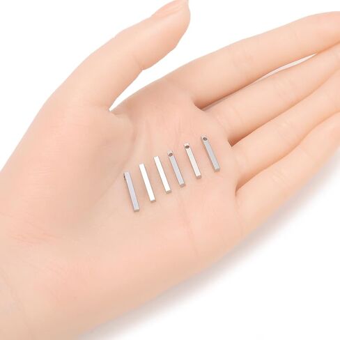 50pcs Adabele Raw Brass 15mm Vertical Bar Drop Jewelry Earring Findings Geometric Component No Plated/Coated for Jewelry Craft Making CX-E9 in Saudi Arabia