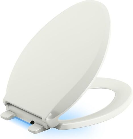 CACHET® NIGHTLIGHT Q3™ PB TOILET SEAT, Non Ready Latch, Round, BLACK in Saudi Arabia