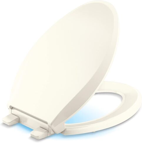 CACHET® NIGHTLIGHT Q3™ PB TOILET SEAT, Non Ready Latch, Round, BLACK in Saudi Arabia