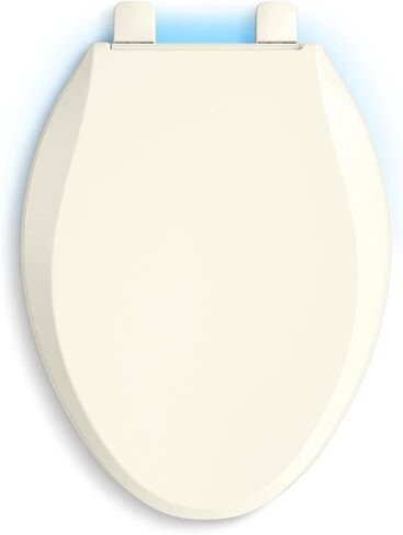 CACHET® NIGHTLIGHT Q3™ PB TOILET SEAT, Non Ready Latch, Round, BLACK in Saudi Arabia