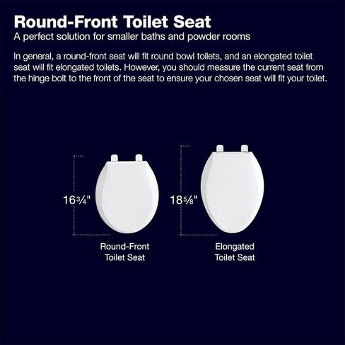 CACHET® NIGHTLIGHT Q3™ PB TOILET SEAT, Non Ready Latch, Round, BLACK in Saudi Arabia
