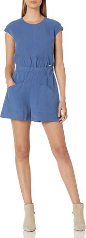 A｜X ARMANI EXCHANGE womens Cap Sleeve Relaxed Twill Jumpsuit in Saudi Arabia