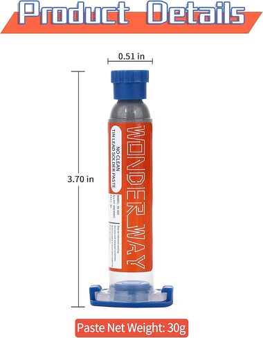 Sn63/Pb37 T4 Tin Lead Solder Paste No Clean, 183℃ Melting Point (20g) in Saudi Arabia