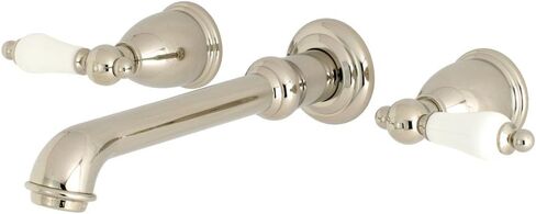 Kingston Brass KS7121PL English Country Bathroom Faucet, 10-7/16" in Spout Reach, Polished Chrome in Saudi Arabia