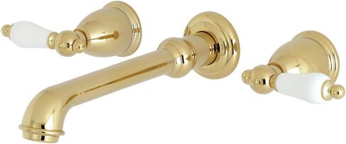 Kingston Brass KS7121PL English Country Bathroom Faucet, 10-7/16" in Spout Reach, Polished Chrome in Saudi Arabia
