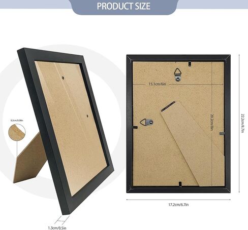 Set of 50 Picture Frame Bulk Photo Frames with Mat Wall Mounting Simple Photo Frames Multi Picture Frames for Wall or Tabletop, Black 6x8 in Saudi Arabia