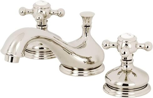 Kingston Brass KS1167BX 8 in. Widespread Bathroom Faucet, Brushed Brass in Saudi Arabia