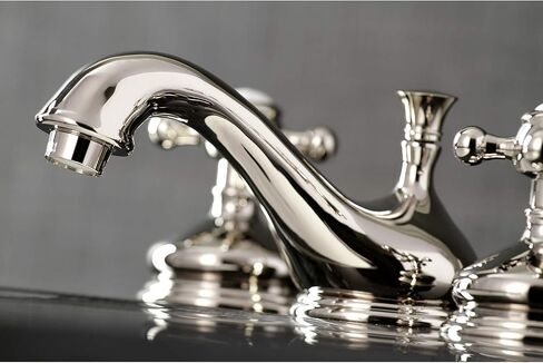 Kingston Brass KS1167BX 8 in. Widespread Bathroom Faucet, Brushed Brass in Saudi Arabia