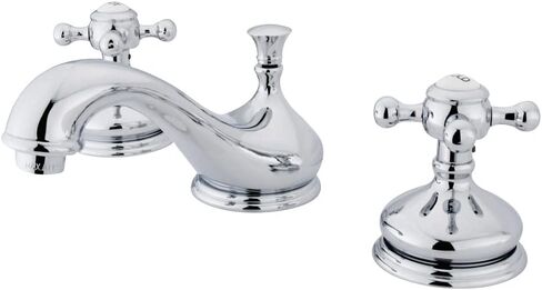 Kingston Brass KS1167BX 8 in. Widespread Bathroom Faucet, Brushed Brass in Saudi Arabia