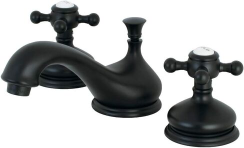 Kingston Brass KS1167BX 8 in. Widespread Bathroom Faucet, Brushed Brass in Saudi Arabia