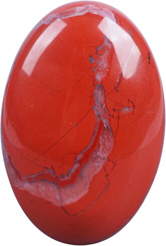 Africa Bloodstone Oval Polished Worry Stones, Natural Oval Healing Palm Pocket Stone Indoor Fountain Stones Massage Energy Crystal in Kuwait