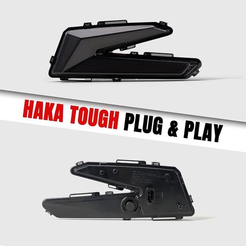HAKA TOUGH LED أضواء خلفية يسار لملحقات Can Am Maverick X3 2017-2024، المصابيح الخلفية لـ Can Am X3 XDS XRS Max Turbo R، مصابيح ذيل جانبية للركاب قطعة واحدة in Kuwait