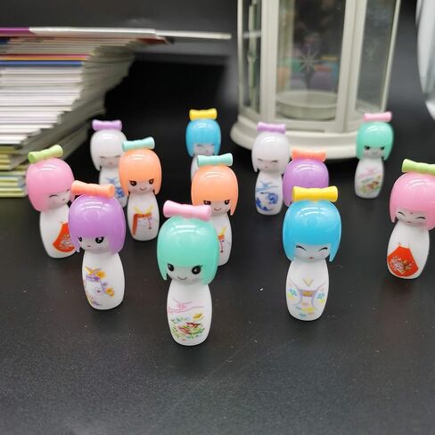 Baby bells Cartoon Small Fresh Japanese Doll colored gel pens, writing 0.38mm black ink roll pen (12PCS) in Saudi Arabia