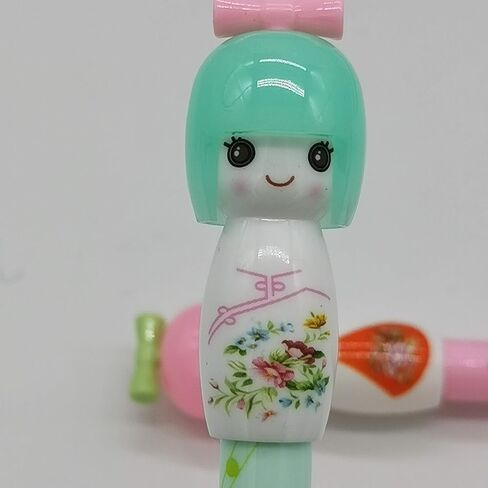 Baby bells Cartoon Small Fresh Japanese Doll colored gel pens, writing 0.38mm black ink roll pen (12PCS) in Saudi Arabia