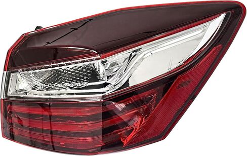 Tail Lights Rear Brake Outer Lamp Assembly for Honda Accord 2016 2017 Left Driver Side LED HO2804108 | ‎33550T2AA21 for Sedan Replacement in Saudi Arabia