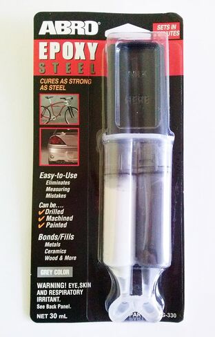 ABRO Epoxy Clear 4-Minute Kwik-Set, 2-Part Epoxy Glue, Crystal Clear, Non-Yellowing, Water & Solvent Resistant, Mends Glass, Plastic & Porcelain, Ideal for Automotive, Industrial & Household Use in Saudi Arabia