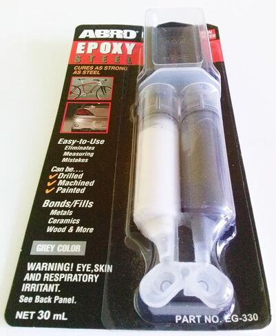 ABRO Epoxy Clear 4-Minute Kwik-Set, 2-Part Epoxy Glue, Crystal Clear, Non-Yellowing, Water & Solvent Resistant, Mends Glass, Plastic & Porcelain, Ideal for Automotive, Industrial & Household Use in Saudi Arabia