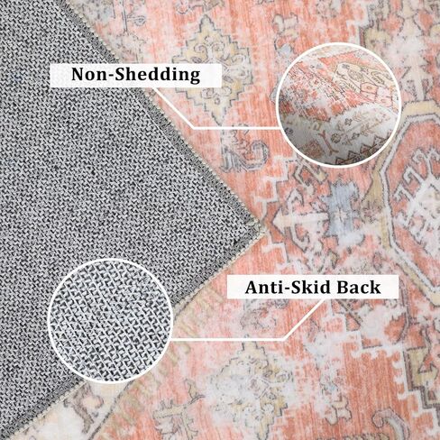 سجادة عداء مقاس 2 × 6 سجادة مدخل مقاومة للبقع رفيعة للغاية وقابلة للغسل في الغسالة، سجادة المدخل لغرفة المعيشة وغرفة النوم وغرفة الطعام والمطبخ، باللون الأزرق in Kuwait