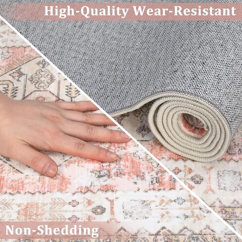 سجادة عداء مقاس 2 × 6 سجادة مدخل مقاومة للبقع رفيعة للغاية وقابلة للغسل في الغسالة، سجادة المدخل لغرفة المعيشة وغرفة النوم وغرفة الطعام والمطبخ، باللون الأزرق in Kuwait