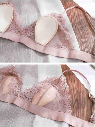 حمالة صدر نسائية من الدانتيل بدون حمالة صدر مبطنة بالأسلاك in Kuwait