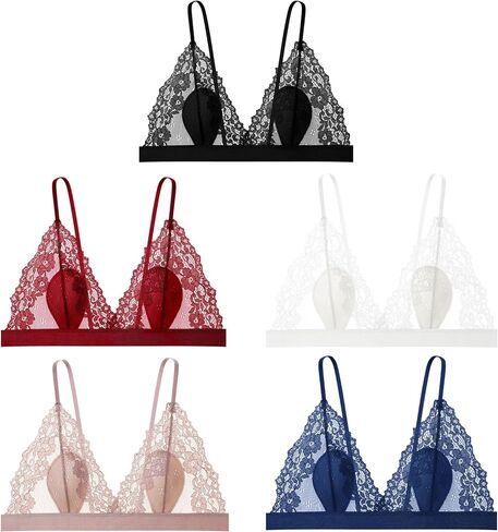 حمالة صدر نسائية من الدانتيل بدون حمالة صدر مبطنة بالأسلاك in Kuwait