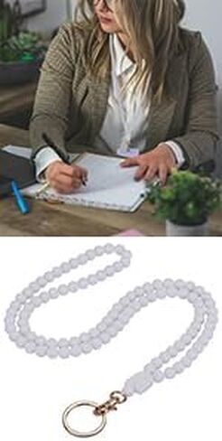 Beaded Silicone Beads Lanyards Teacher Lanyards for ID Badges and Keys Breakaway Gift for Women Nurse Teacher in Kuwait