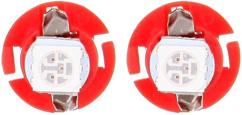 cciyu 20 Pack Car T5 B8.4D 5050 1SMD LED Lamps Dashboard Side Indicator Lights (blue) in Saudi Arabia