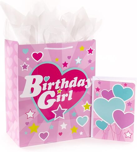 Hallmark 13" Large Kids Birthday Gift Bags Assortment with Tissue Paper - Sloth, Dinosaur, Unicorn (Pack of 3 Gift Bags, 9 Sheets of Tissue Paper) in Saudi Arabia