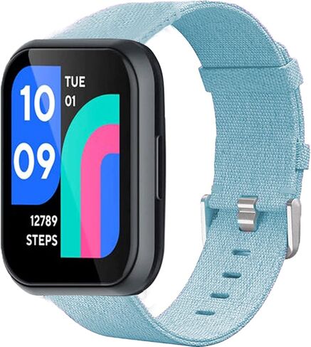 Compatible for Wyze Watch 47mm Band, Breathable Nylon Woven Fabric Replacement Accessory Strap Compatible for Wyze Watch 47mm Smartwatch in Saudi Arabia