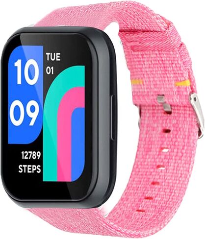 Compatible for Wyze Watch 47mm Band, Breathable Nylon Woven Fabric Replacement Accessory Strap Compatible for Wyze Watch 47mm Smartwatch in Saudi Arabia