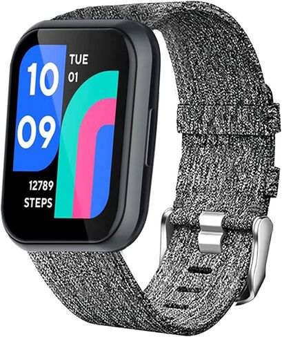 Compatible for Wyze Watch 47mm Band, Breathable Nylon Woven Fabric Replacement Accessory Strap Compatible for Wyze Watch 47mm Smartwatch in Saudi Arabia