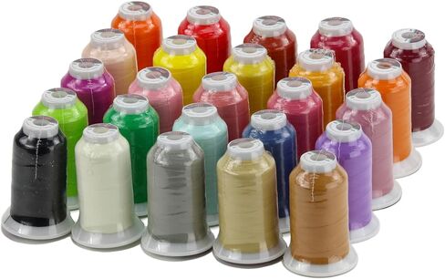 ELEMENT Tropical Pack | Tray of 25 spools | Machine Embroidery Thread | 1000m | 40 wt | Matte | Compatible with Brother Babylock Janome Singer Pfaff Husqvarna Bernina Sewing Machines in Kuwait