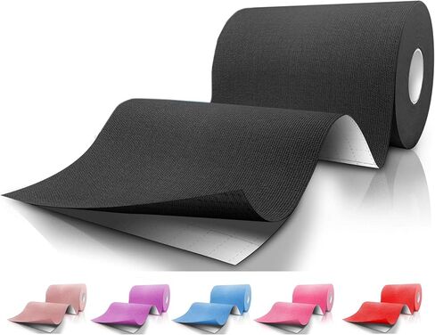 Extra Wide Pre-Cut Kinesiology Tape | Reduces Pain | Made of A High-Grade Water-Resistant Material Preferred by Athletes | Helps Prepare Muscles for Retraining | (20 Strips One Roll) | in Kuwait