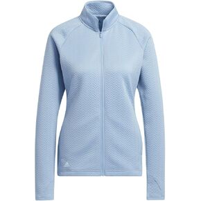 adidas Women's Textured Recycled Materials Golf Pullover
