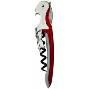Murano Waiter's Corkscrew, Translucent Colors (Red)