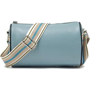 Small Crossbody Bag for Women Genuine Leather Cross Body Purse with Guitar Strap Trendy Shoulder Bag