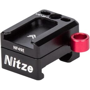 Nitze Quick Release NATO Clamp with Built-in Cold Shoe, NATO Clamp for DJI RS 2 / RSC 2 / RS 3 / RS 3 Pro/RS 3 Mini/RS 4 / RS 4 Pro Gimbal, Camera Cage, Monitor Cage - NF49E