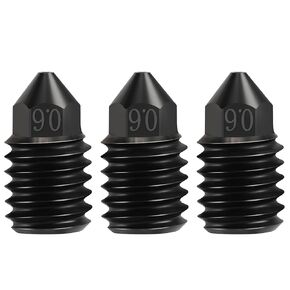 3pcs Nozzle for Bambu Lab A1 Mini/A1 Print Head, Upgraded High Temperature Wear-Resistant Removable Hardened steel 0.4mm nozzle can be replaced for Bambu Lab A1/A1 mini 3D Printer Hotend