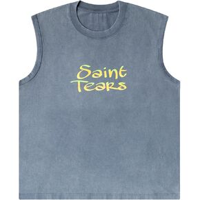 تيشيرتات بدون أكمام كبيرة الحجم من Arnodefrance للجنسين، تيشيرتات قطنية بدون أكمام للتمرين in Kuwait